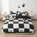 Geometric print Wrinkle Fade Stain Resistant bedding set